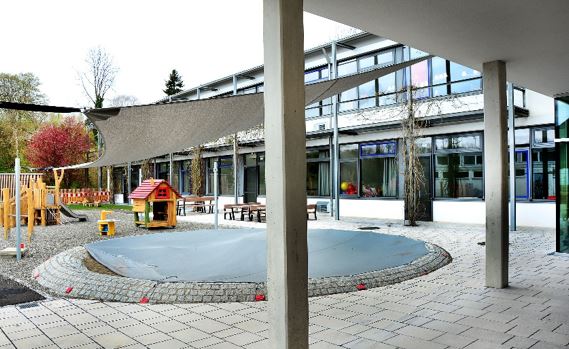Außenbereich Kindergarten St. Bernhard