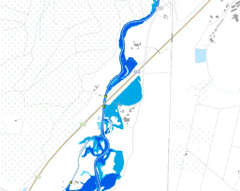 Hochwassergefahrenkarte Oberhausen